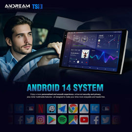 Andream Autoradio Android 14 Ford Focus MK3/3.5 CarPlay Auto DTS DSP