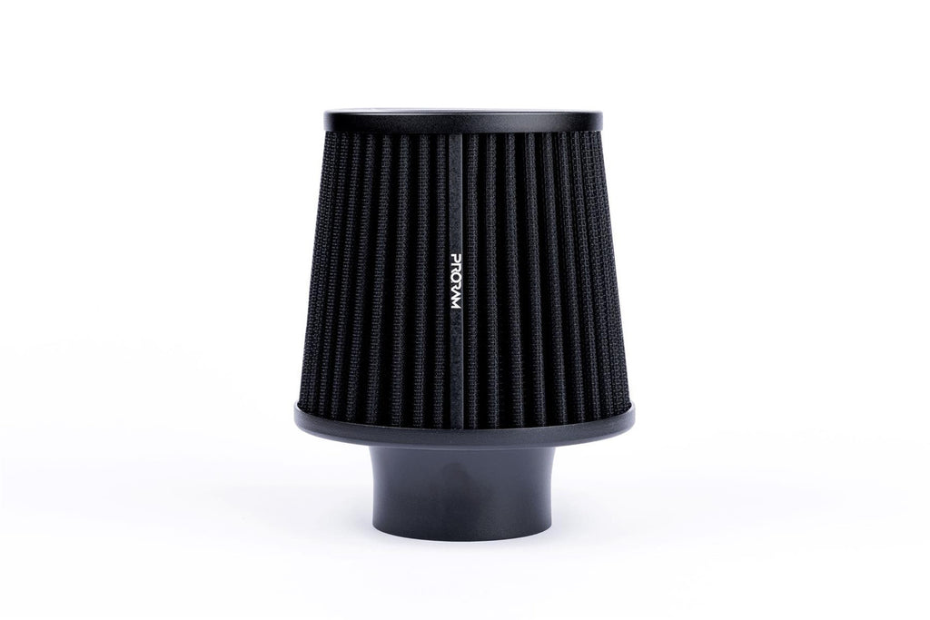 Filtro Aria Sportivo a Cono Proram PR-PJ-150-90-BK-KIT collo in alluminio 89 mm con manicotto