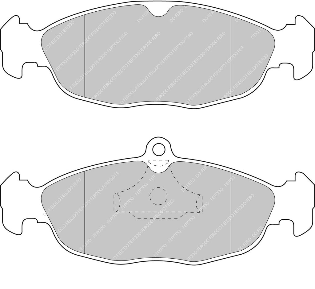 Pastiglie freni racing Ferodo DS3000 anteriori e posteriori Opel Corsa B, Tigra A