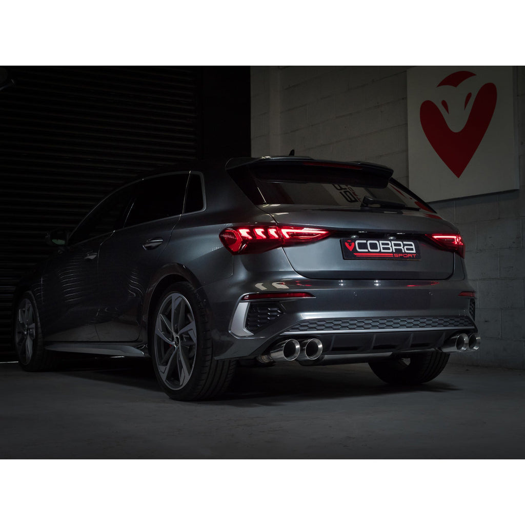 Cobra Sport Scarico sportivo GPF Back valvolato per Audi S3 8Y Sportback (2020+) - Race