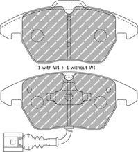 Pastiglie freni Ferodo DS Performance anteriori Volkswagen Beetle A5, CC, Golf Mk5/Mk6/Mk7, Golf GTI Mk5/Mk6, Jetta Mk6 e altri modelli