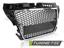 Carica l'immagine nel visualizzatore di Gallery, Griglia Sportiva Nera Cromata per Audi A3 (8P Facelift) 2008-2012