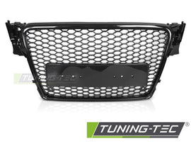 Griglia Nera Lucida Sportiva per Audi A4 / S4 B8 Station Wagon / A4 / S4 B8 Berlina paraurti Standard e S-Line 2008-2011 – cod. GRAU97