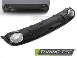 Paraurti Posteriore Nero Lucido Sportivo per Audi A4 (B8) 2008-2011