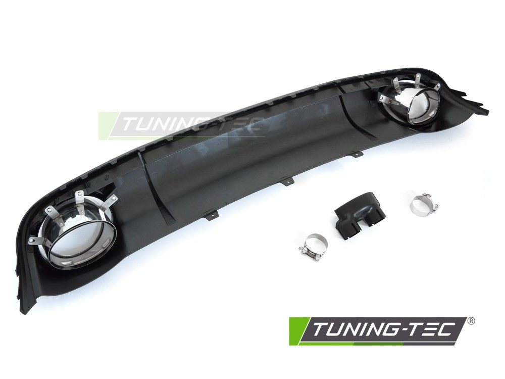 Diffusore Posteriore Nero Lucido Sportivo per Audi A4 (B8) 2008-2011
