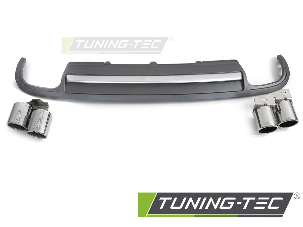 Diffusore Posteriore Sportivo per Audi A4 (B8) 2008-2011