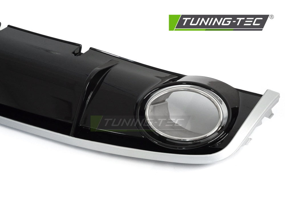Diffusore Posteriore Nero Lucido Sportivo per Audi A4 (B8 Facelift) 2012-2015
