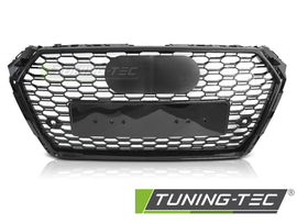 Griglia Sportiva Nera Lucida per Audi A4 (B9) 2015-2019