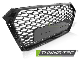 Griglia Sportiva Nera Lucida per Audi A4 (B9) 2015-2019