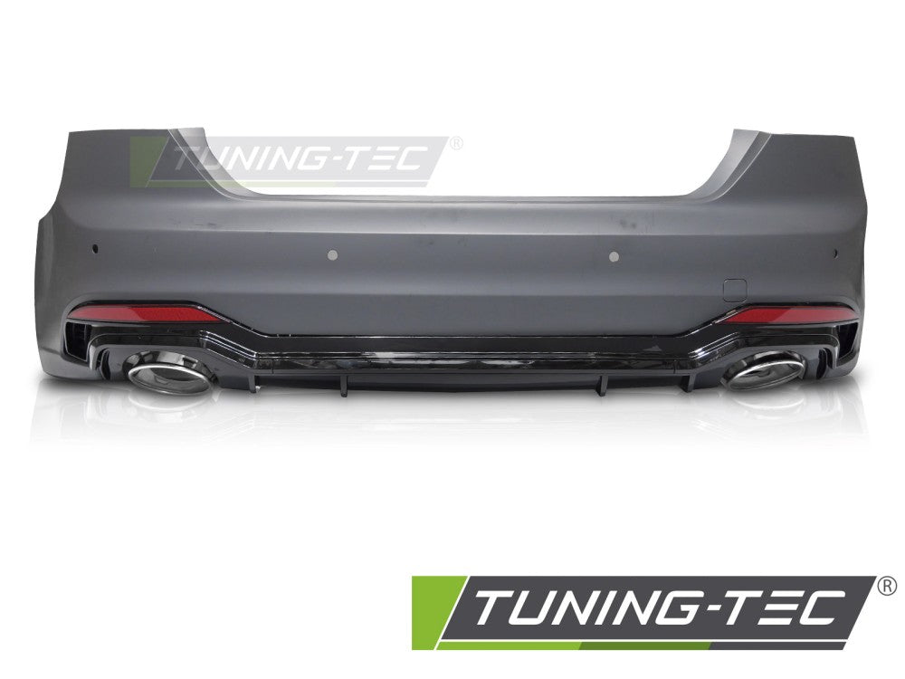 Paraurti Posteriore Sportivo con Fori PDC per Audi A5 (F5) 2016-2018 Cabrio, Coupé, Sportback