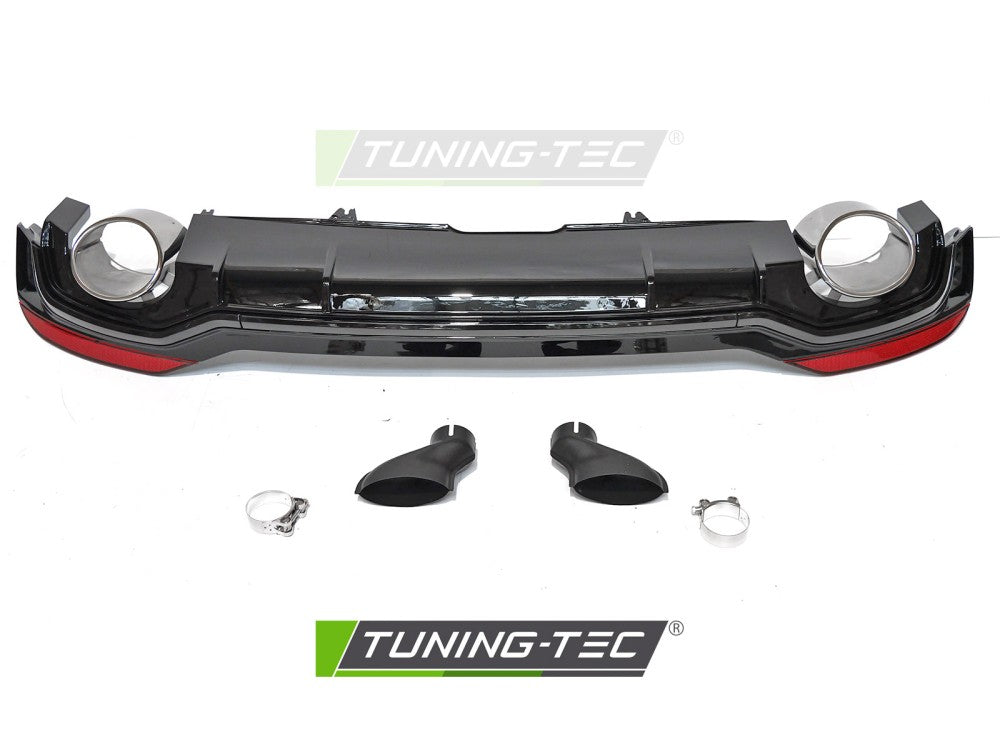 Paraurti Posteriore Sportivo con Fori PDC per Audi A5 (F5) 2016-2018 Cabrio, Coupé, Sportback