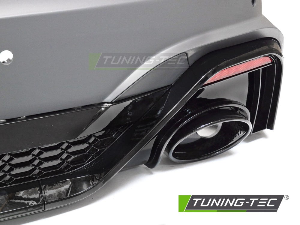Paraurti Posteriore Sportivo con Fori PDC per Audi A5 (F5 Facelift) 2019-2023 Cabrio, Coupé, Sportback
