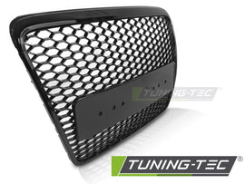 Griglia Nera Lucida Sportiva per Audi A6 C6 Berlina / Avant 2004-2008, A6 C6 Berlina / Avant paraurti Standard e S-Line 2009-2011