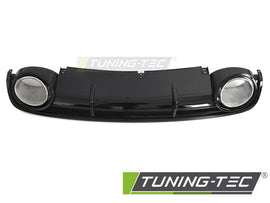Paraurti Posteriore Nero Lucido Sportivo per Audi A6 (C6) 2004-2011