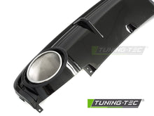 Carica l'immagine nel visualizzatore di Gallery, Diffusore Posteriore Nero Lucido Sportivo per Audi A6 (C6) 2004-2011