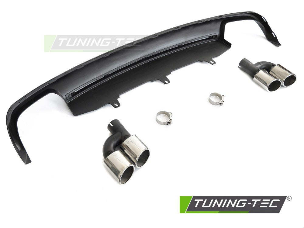 Diffusore Posteriore Sportivo per Audi A6 (C7) 2011-2014