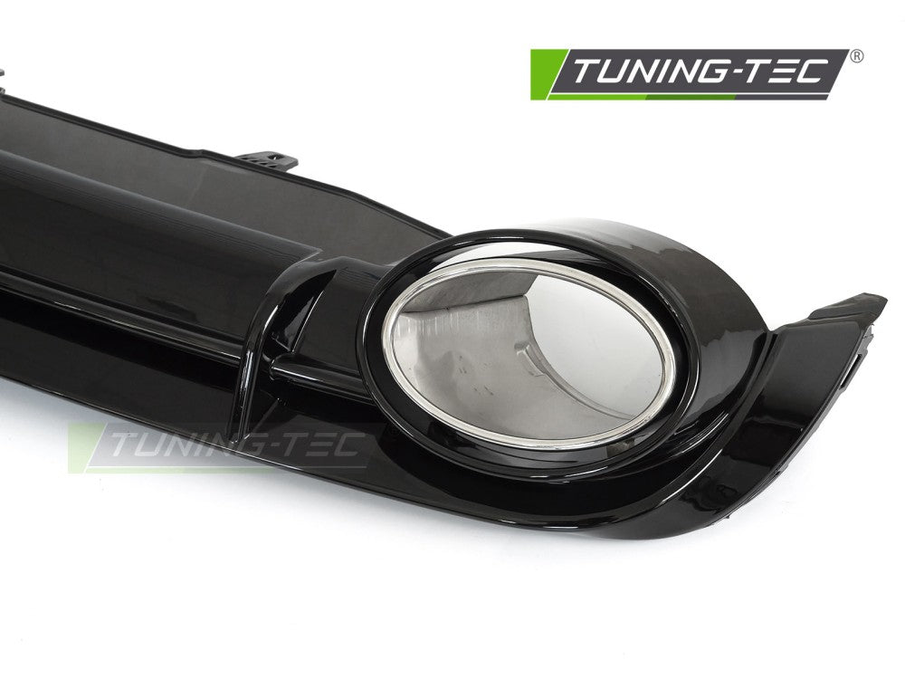 Diffusore Posteriore Nero Lucido Sportivo per Audi A6 (C7) 2011-2014