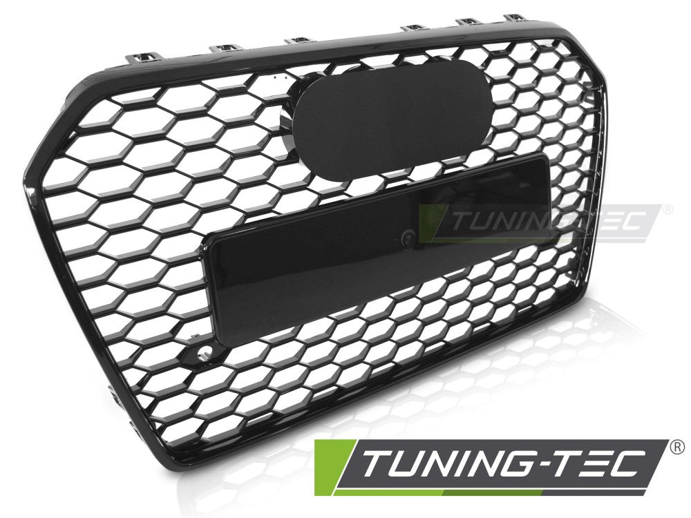 Griglia Sportiva Nera Lucida per Audi RS6 (C7) 2014-2018