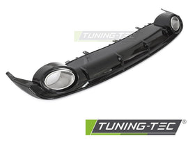 Paraurti Posteriore Nero Lucido Sportivo per Audi RS6 (C7) 2014-2018
