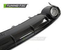 Carica l'immagine nel visualizzatore di Gallery, Diffusore Posteriore Nero Lucido Sportivo per Audi A6 (C7 Facelift) 2014-2018
