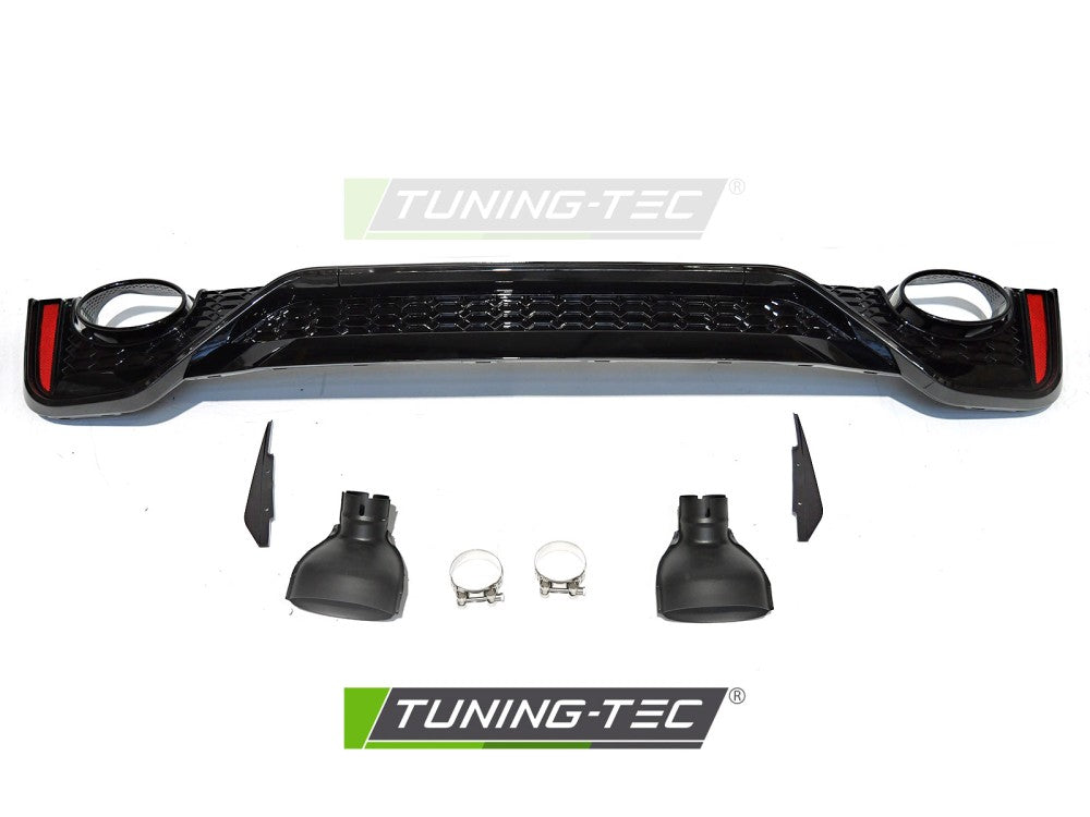 Paraurti Posteriore Sportivo con Fori PDC per Audi A6 (C8) 2018-2022 Berlina