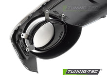 Carica l'immagine nel visualizzatore di Gallery, Diffusore Posteriore LED Nero Lucido Sportivo per Audi A7 (C7) 2010-2014 Sportback
