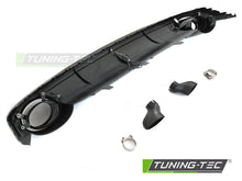 Carica l'immagine nel visualizzatore di Gallery, Diffusore Posteriore LED Nero Lucido Sportivo per Audi A7 (C7) 2010-2014 Sportback