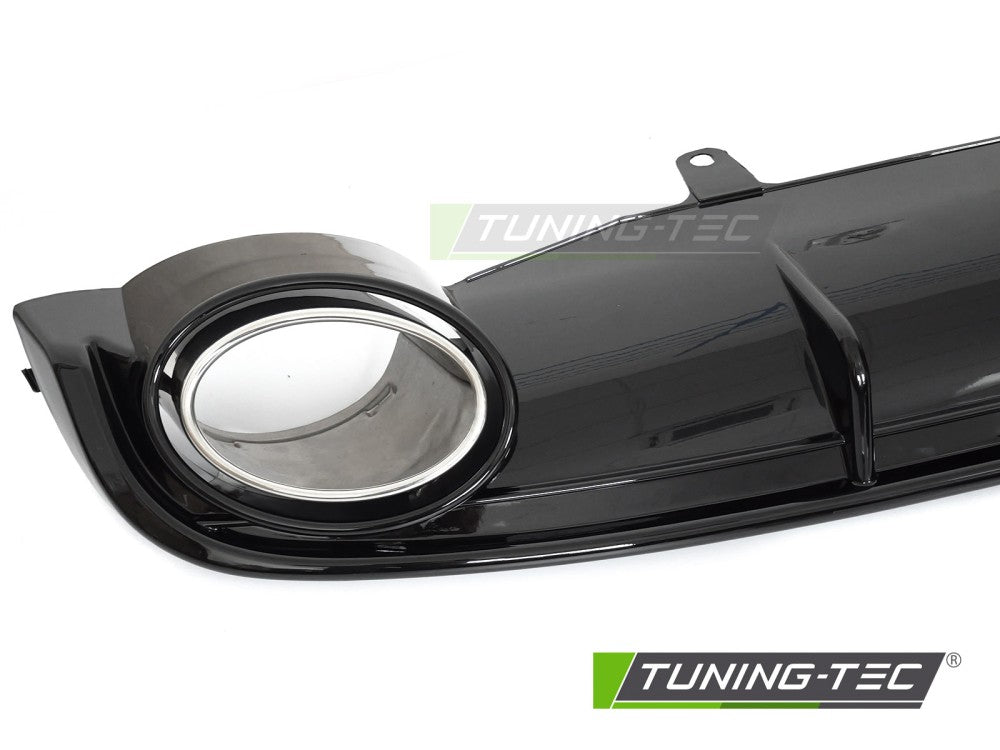 Diffusore Posteriore Nero Lucido Sportivo per Audi A7 (C7) 2010-2014 Sportback