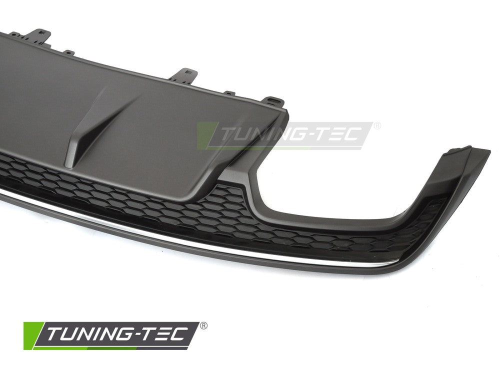 Diffusore Posteriore Nero Sportivo per Audi A7 (C7 Facelift) 2014-2018 Sportback