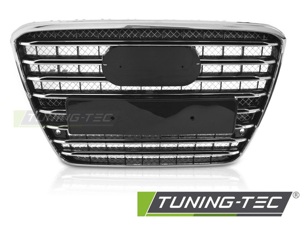 Griglia Sportiva Nera Cromata per Audi A8 (D4) 2009-2013