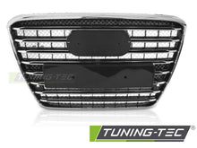 Load image into Gallery viewer, Griglia Sportiva Nera Cromata per Audi A8 (D4) 2009-2013