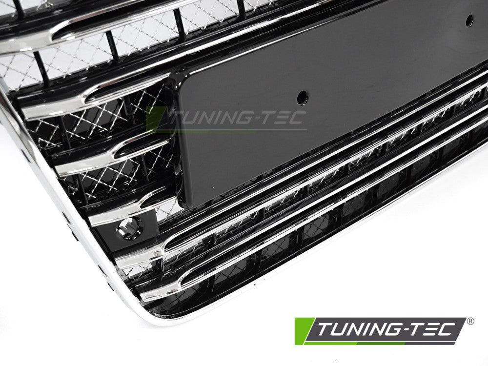 Griglia Sportiva Nera Cromata per Audi A8 (D4) 2009-2013