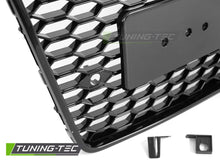 Carica l'immagine nel visualizzatore di Gallery, Griglia Sportiva Nera Lucida per Audi A8 (D4 Facelift) 2013-2017