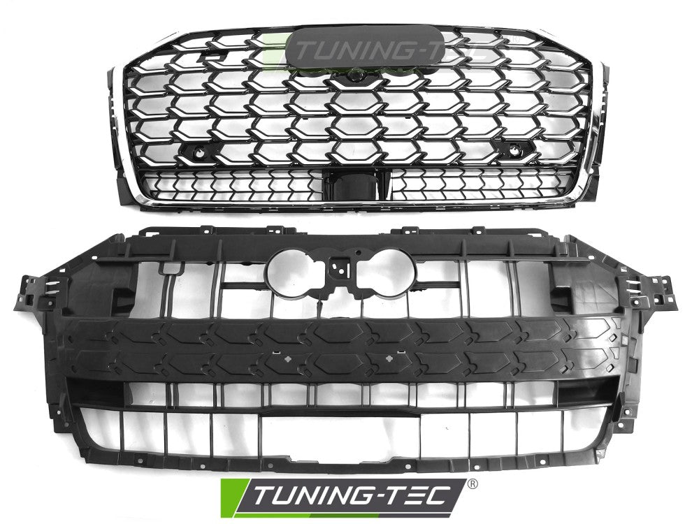 Griglia Sportiva Nera Cromata per Audi A8 (D5)