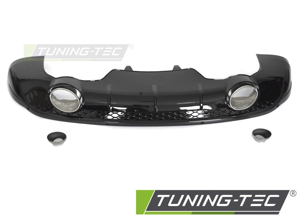 Diffusore Posteriore Nero Lucido Sportivo con Fori PDC per Audi Q5 (8R Facelift) 2012-2016