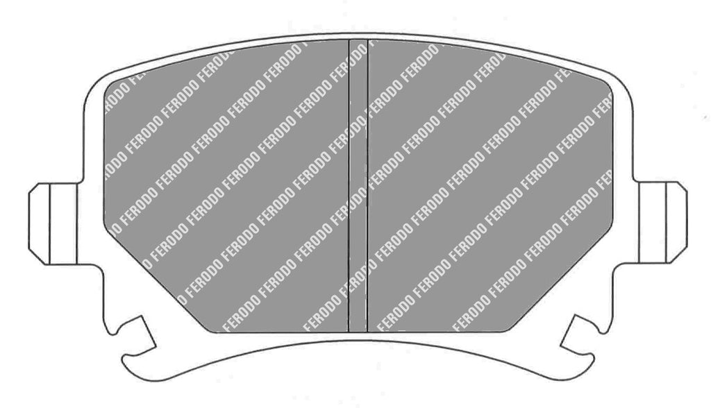 Pastiglie freni Ferodo DS Performance posteriori Seat Exeo 3R, Leon 1P/5F, Leon Cupra 1P/5F