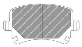 Pastiglie freni Ferodo DS Performance posteriori Skoda Octavia 1Z, Octavia RS 1Z/5E, Superb 3T/3V, Yeti 5L