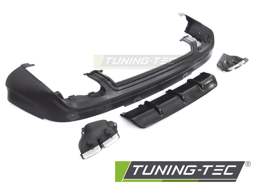 Paraurti Posteriore Nero Sportivo per Audi Q7 (4L) 2005-2015