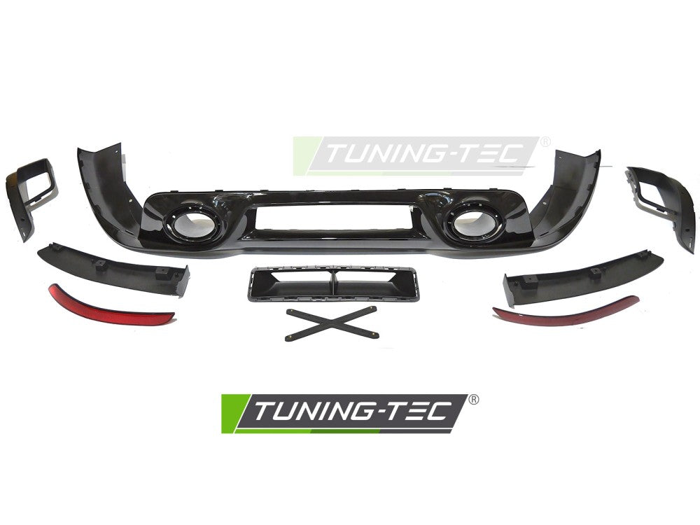 Paraurti Posteriore Sportivo con Fori PDC per Porsche 911 (992) 2019-2023