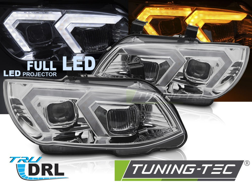 Fari Anteriori Cromati per BMW Serie 3 (E92 / E93 Facelift) 2010-2013