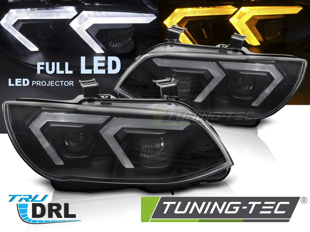 Fari Anteriori Neri per BMW Serie 3 (E92 / E93 Facelift) 2010-2013