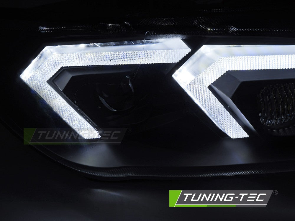 Fari Anteriori Neri per BMW Serie 3 (E92 / E93 Facelift) 2010-2013