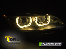 Carica l'immagine nel visualizzatore di Gallery, Fari Anteriori Neri Xenon DRL per BMW Serie 3 (E92 / E93) 2006-2010