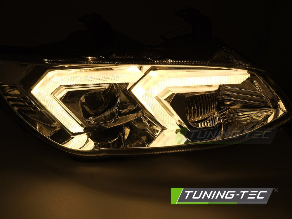 Fari Anteriori Cromati Xenon DRL per BMW Serie 3 (E92 / E93 Facelift) 2010-2013
