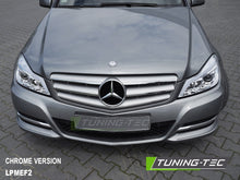 Carica l'immagine nel visualizzatore di Gallery, Fari Anteriori Neri DRL Sequenziali per Mercedes Classe C (W204) 2011-2014