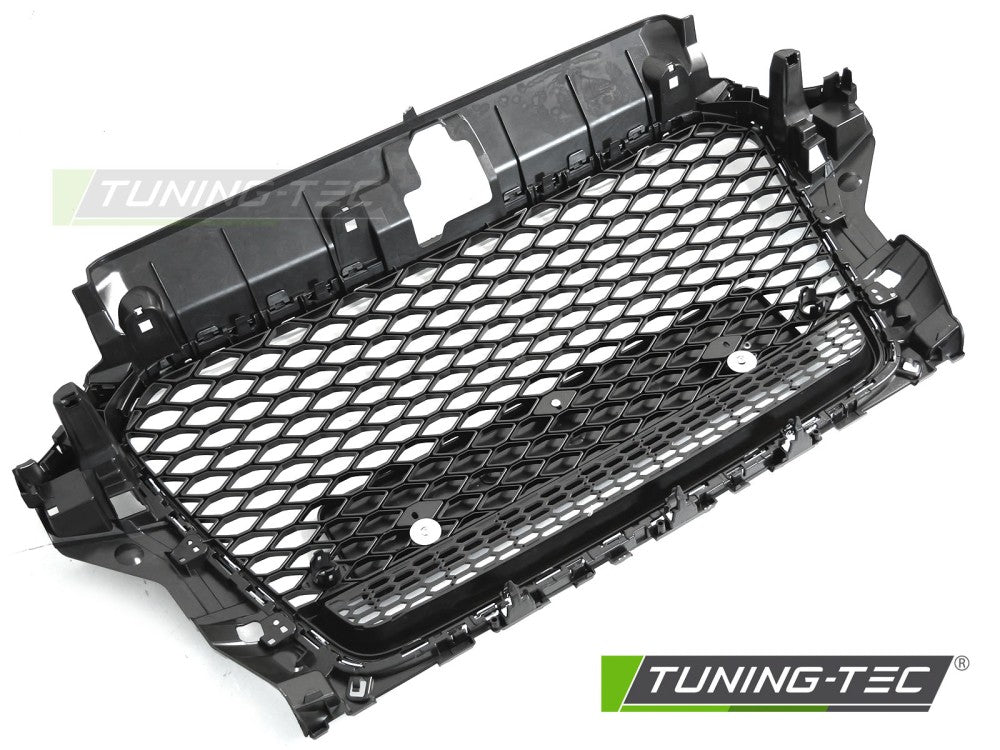 Griglia Sportiva Nera Lucida Cromata per Audi A3 (8V) 2012-2016