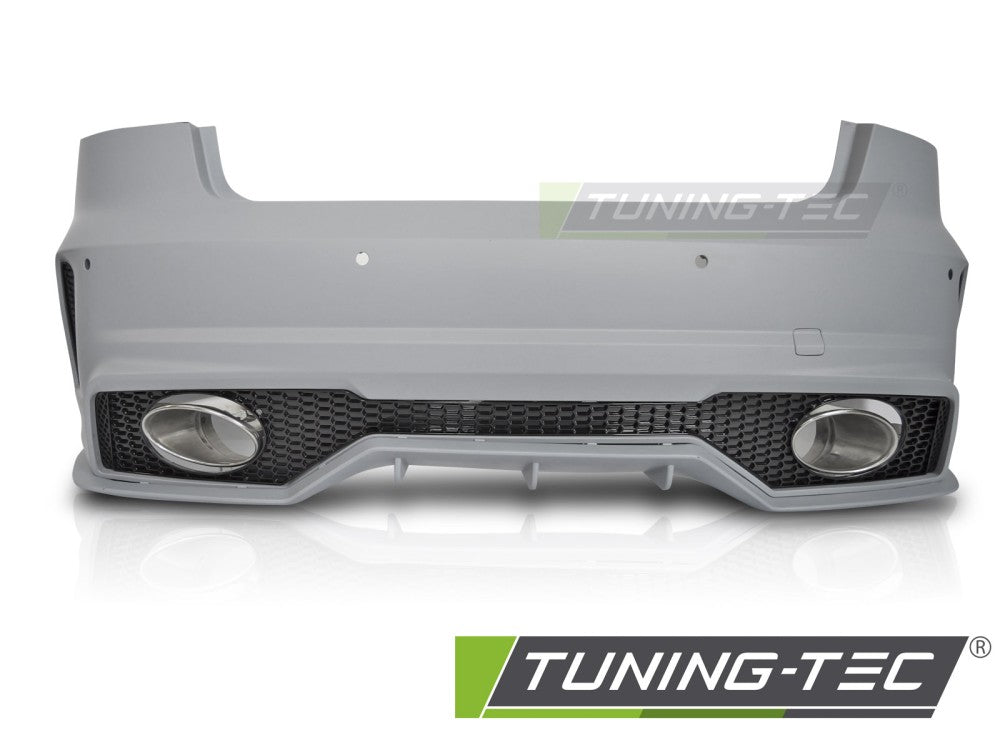 Paraurti Posteriore Sportivo con Fori PDC per Audi A3 (8V) 2012-2016 Berlina