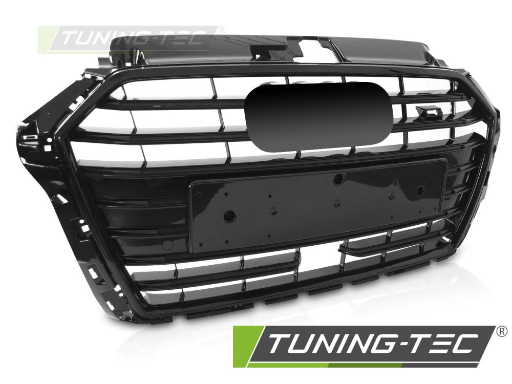 Griglia Sportiva Nera Lucida per Audi A3 (8V Facelift) 2017-2020