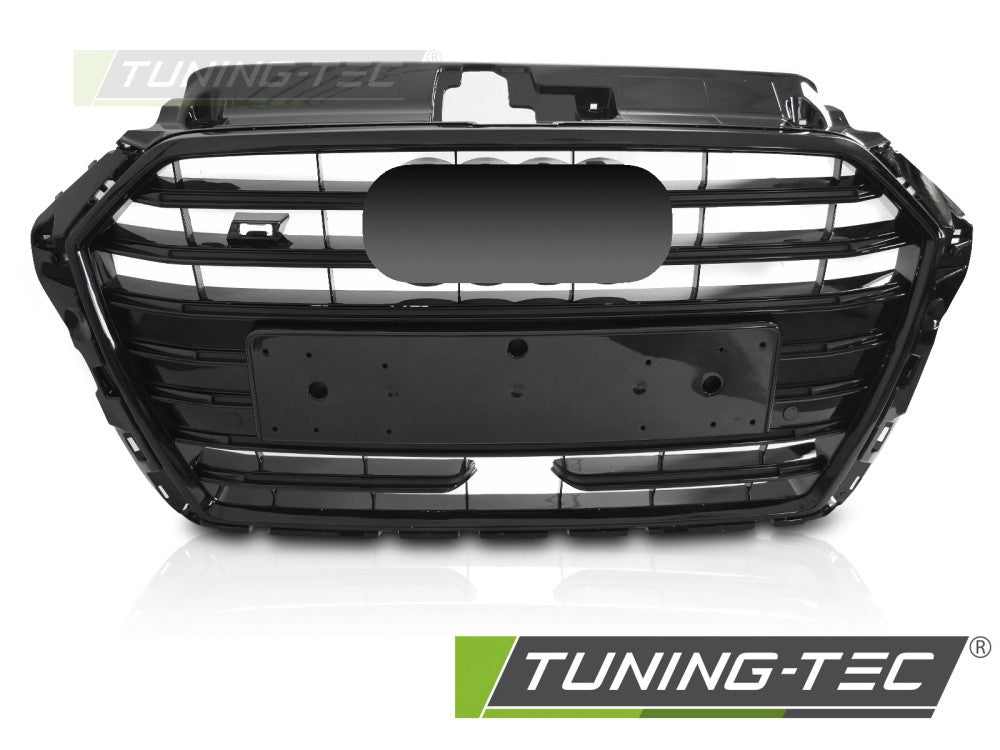 Griglia Sportiva Nera Lucida per Audi A3 (8V Facelift) 2017-2020