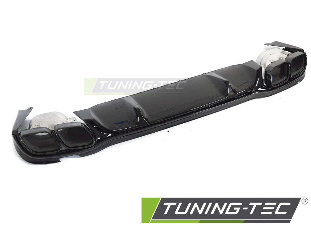 Paraurti Posteriore Nero Lucido Sportivo per Mercedes W213 / S213 2020-2023